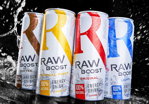 Bebidas energizantes Raw Boost